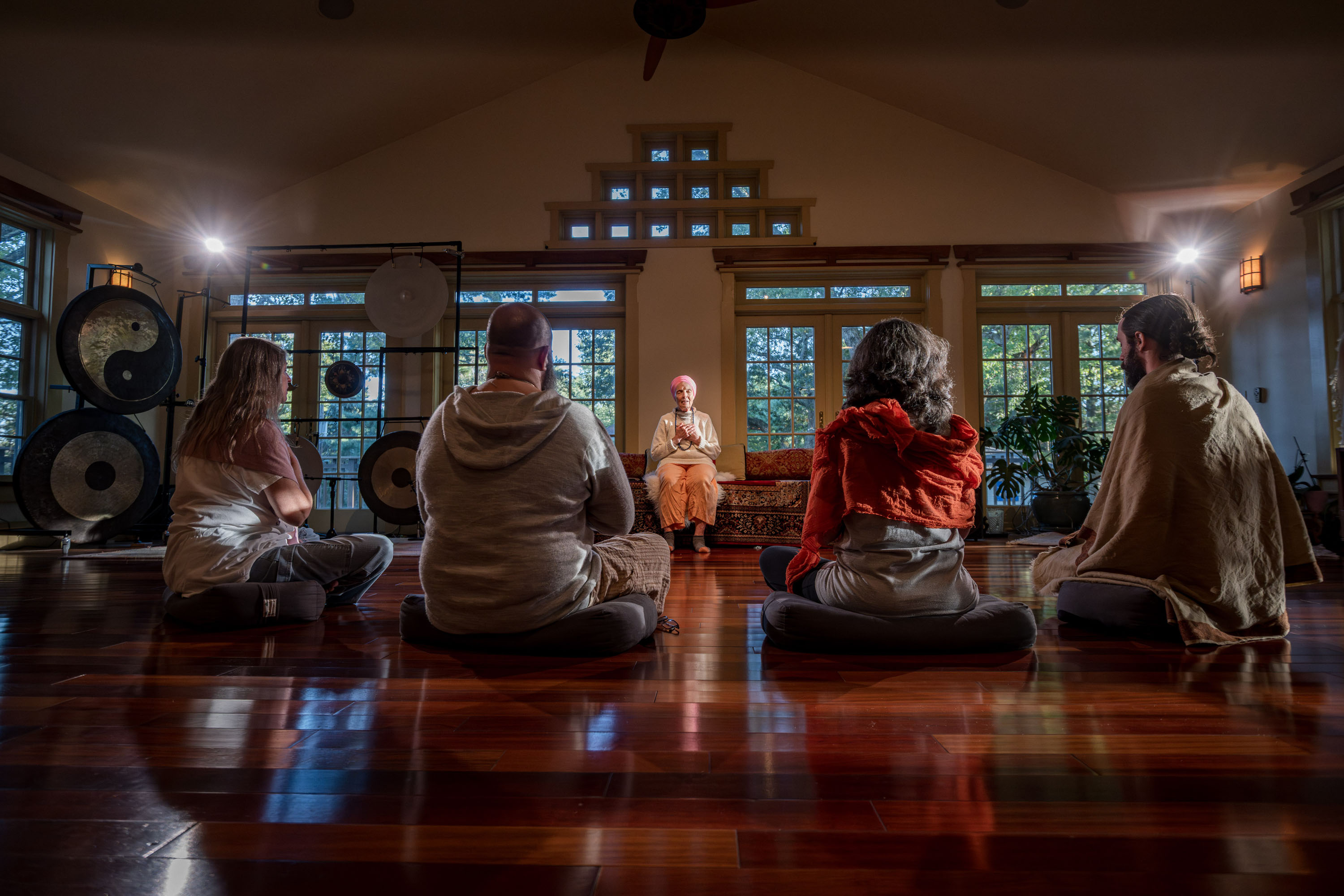 041 - Yoga at the Ashram - Randall Garnick Photography