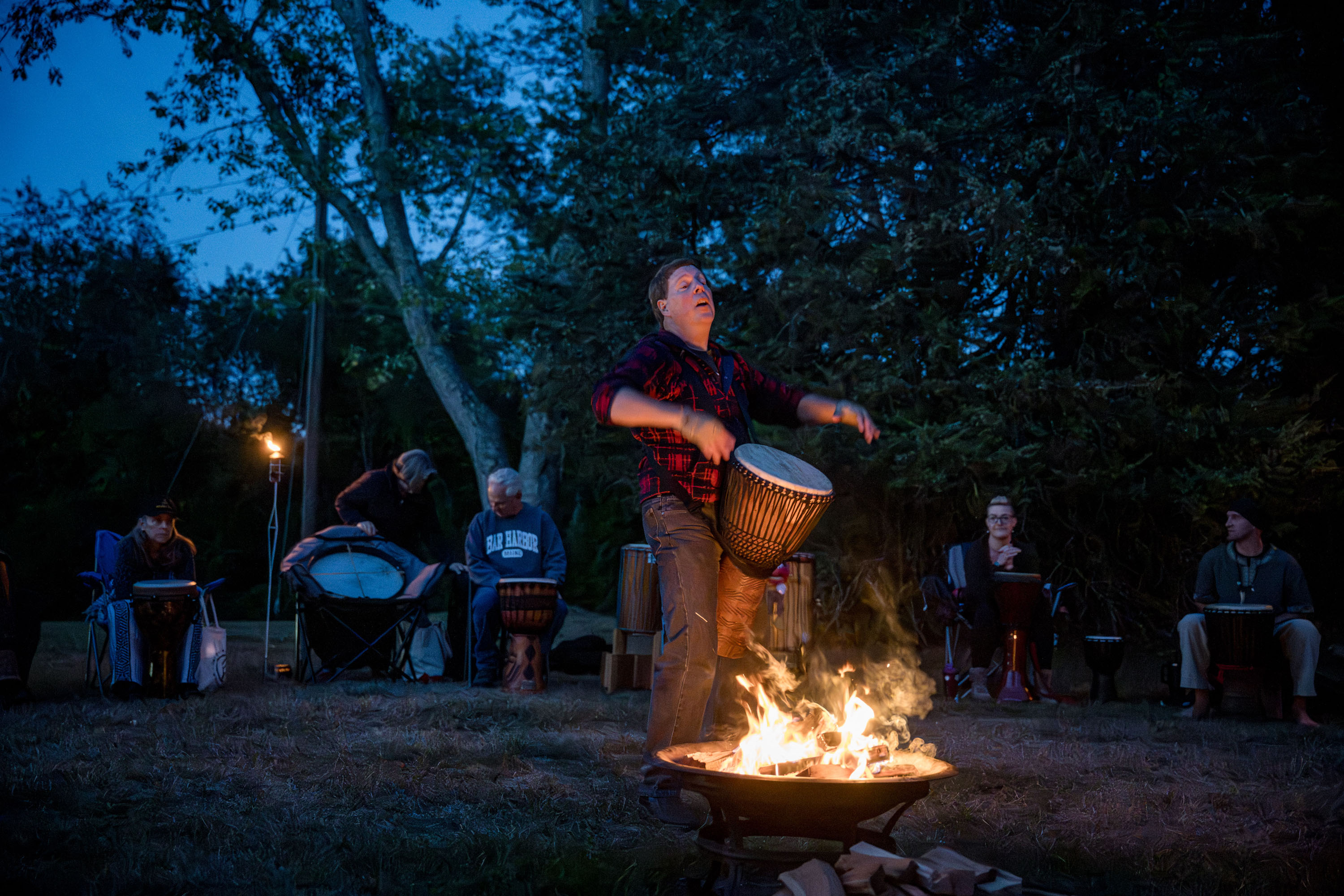 111 - Yoga at the Ashram - Randall Garnick Photography